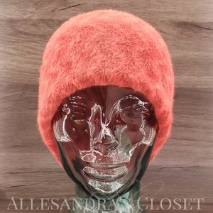 Free People Hat Beanie Raspberry Combo Ziggy Fuzzy Christmas Gift Bohemian NWT